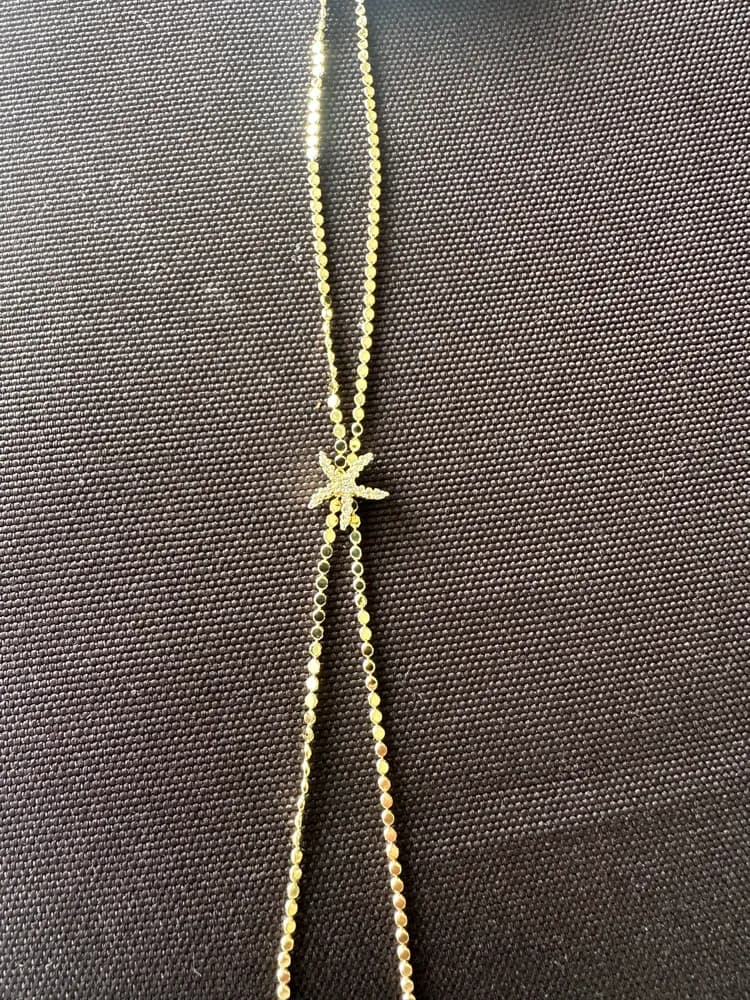 Altın Kaplama Çelik Delikli Yıldız Şahmeran